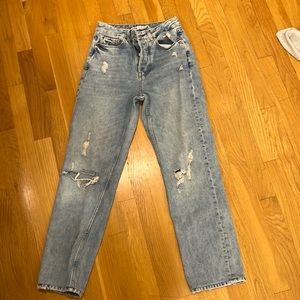 Zara high rise jeans